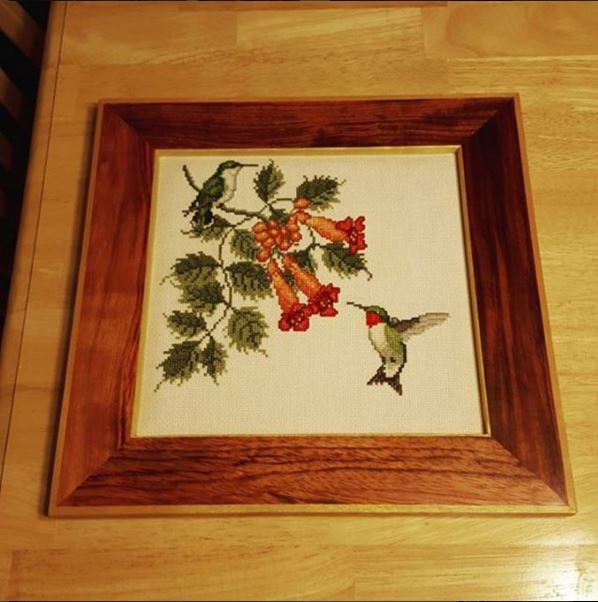 Cross Stitch Frame - Martin Woodworking